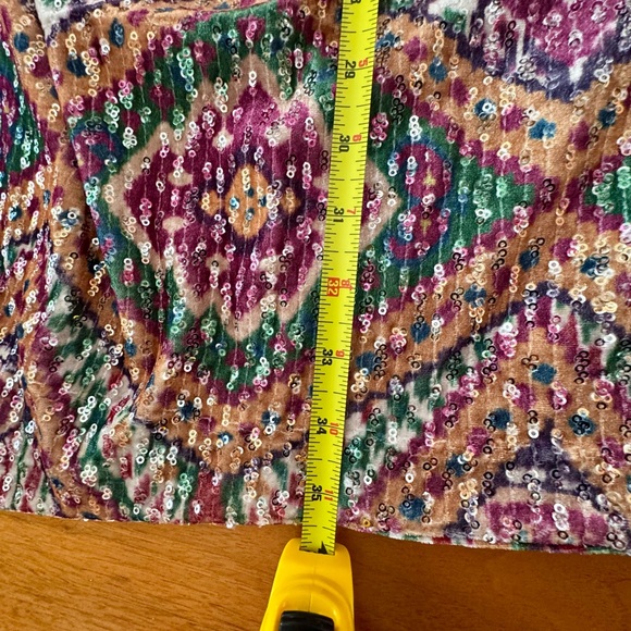 ba&sh “Tola” Velvet Sequin Gem-Tone Mini- Dress, Size L. NWT - Picture 13 of 16